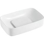 Inter Ceramic Мивка за баня DONNI 901W, Inter Ceramic, монтаж върху плот, порцелан, бял, 37.5х14.5х60см (901W)