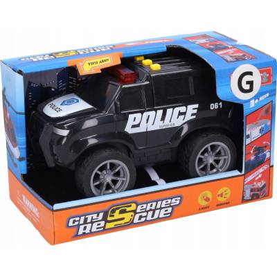 Policejní automobilová Wiki se světelnými a zvukovými efekty, 18 cm