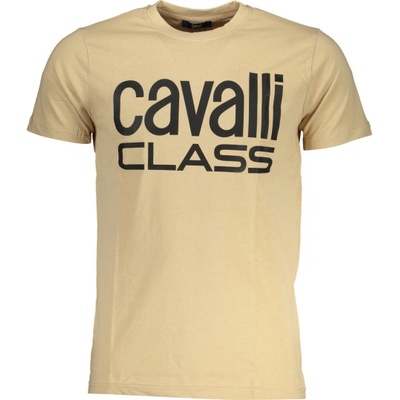 Cavalli class Мъжка тениска с къс ръкав cavalli class, Цвят Бежов (qxt62qjd060_be00503)