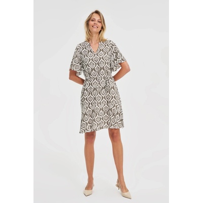 Moodo Дамска свободна щампована рокля Moodo Moodo | Zelen | ЖЕНИ | XS