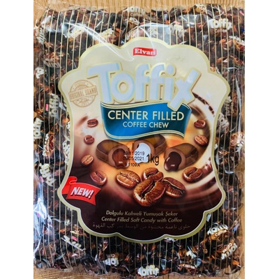 Elvan Toffix Center Filled Coffee karamel 1 kg