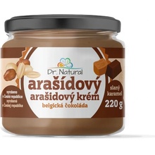 Dr. Natural Arašídový krém s belgickou čokoládou a slaným karamelem 220 g