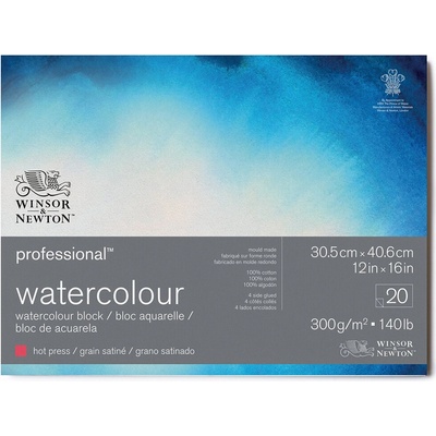 Blok Winsor & Newton Hot Pressed 300g/m2 - 31 x 41 cm