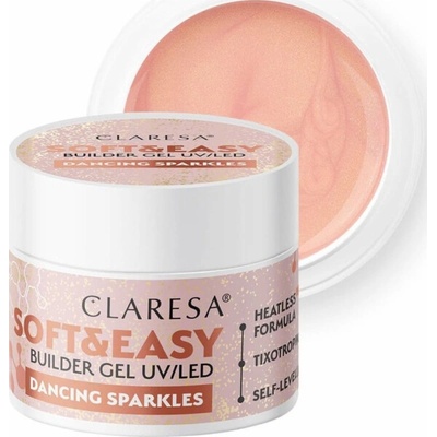 Claresa Soft Easy Adler třpytivý gel na tvarování vlasů 45g