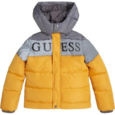 GUESS Зимно яке за момче в жълто Guess Kids