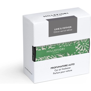 Home fragrance italia srl Millefiori Icon Lime & Vetiver аромат за кола Textile Floral