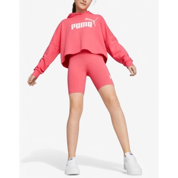 PUMA Essentials Logo Short Tights Pink