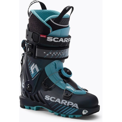 SCARPA Дамски ски обувки SCARPA F1 anthracite/aqua