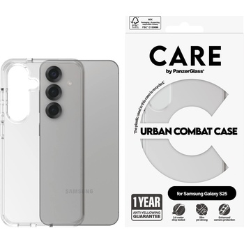 Image 1 of Panzer Гръб Care by PanzerGlass за Samsung Galaxy S25, Flagship Case, Urban Combat, Прозрачен
