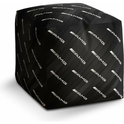 Sablio Taburet Cube AMG vzor: 40x40x40 cm