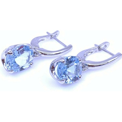 Jan Kos jewellery Stříbrné náušnice s topazem MHT-8184/S200