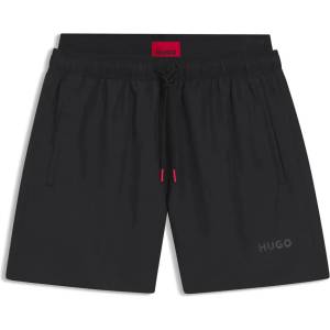 HUGO BOSS Бански гащета HUGO Galaxy 10231276 swimming shorts - Black (Black)