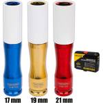 Topmaster Professional Вложки удължени ударни 17, 19 и 21 мм, 1/2" шестостен, Topmaster - 3 бр. в куфарче (338808)