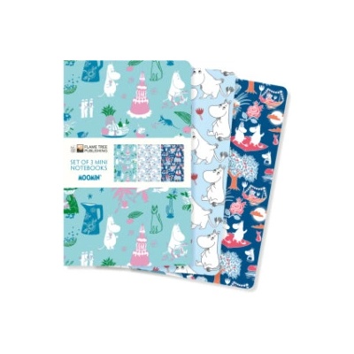 Flame Tree Publishing Moomin Classics Set of 3 Mini Notebooks | Flame Tree Publishing