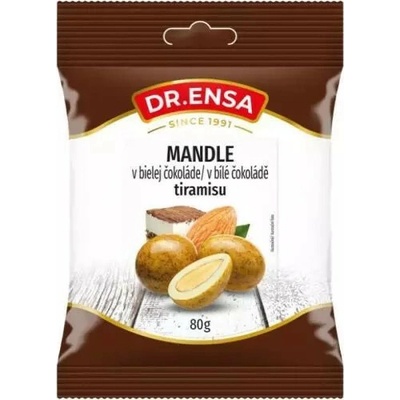 Dr. Ensa mandle v bílé čokoládě tiramisu 80 g
