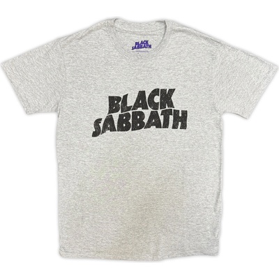 Black Sabbath Black Wavy Logo Grey L Риза (<![CDATA[BSTS47MG03]]>)