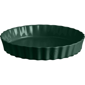 Emile Henry Форма за тарт дълбока, 32 см, керамична, зелена (EH076032)