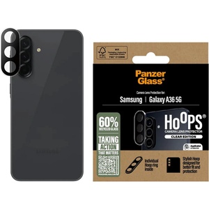 Panzer Протектор - Камера за Samsung Galaxy A36 5G - PanzerGlass® - Hoops® протектор за обектив на камера - Прозрачен