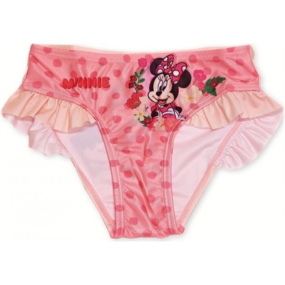 Setino · Detské dievčenské plavky Minnie Mouse Disney spodný diel nohavičky Oranžová