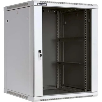 Linkbasic Стенен шкаф, 18u, 450х600мм, Стъклена врата (wcb18-645-bab-c)
