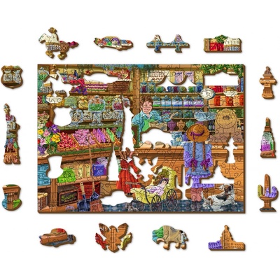 WOODEN CITY Dřevěné Sladké dobrodružství 2v1 400 dielov EKO
