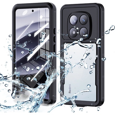 ShellBox - Водоустойчив IP68 калъф - Xiaomi Redmi Note 14 Pro 5G / Poco X7 - Черен