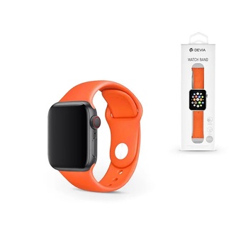 DEVIA Deluxe Series Sport каишка за Apple Watch 42mm / 44mm, Nectarine, силикон (ST324895) (ST324895)