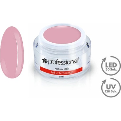 Professionail LED-UV Gél kamufláž Natural pink 50 ml