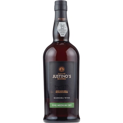 Justino's Madeira Fine Medium Dry 19% 0,75 l (čistá fľaša)