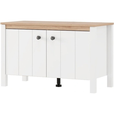 Sconto BECCI matná biela/dub artisan