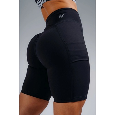 Nebbia High-waist šortky s vreckami PRIMAL 858 black