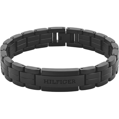 Tommy Hilfiger Černý pánský náramek z oceli Parker 2790667
