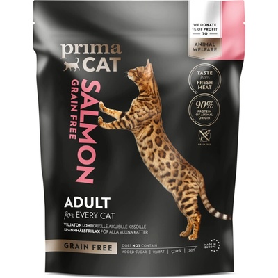 PrimaCat Grain-Free Salmon adult cats 0,4 kg
