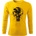 DRAGOWA FIT-T Тениска с дълъг ръкав Frank The Punisher, жълта, 160 г/м2 (11338)