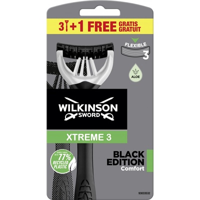 Wilkinson Sword Xtreme 3 Black Edition 4 ks