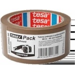 TESA Packing tape solvent 66m: 48mm, brown