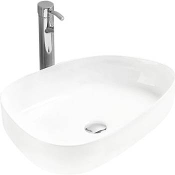 Mexen Chiara плот за баня 54 x 39 см, бял - 21585400 (21585400)