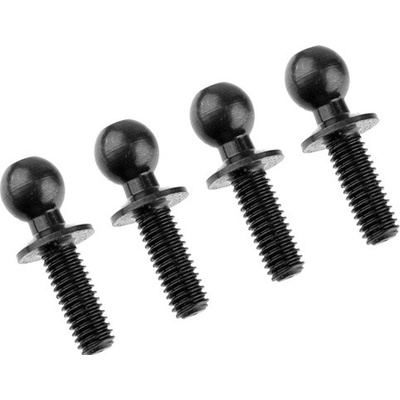 Team Corally guľový čap 4,8×8 mm so závitom 4 ks