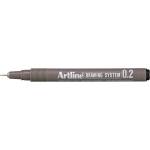 Artline Drawing System 0.2 флумастер (EK-232 BLACK)