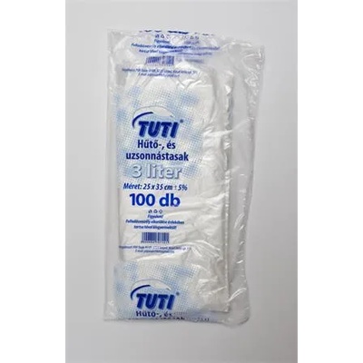 TUTI Торбички за охлаждане и обяд, 3 л, 100 бр. , 25 x 35 см, 9 , TUTI PDP_210 (PDP_210)