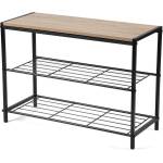 Bonami Essentials Черна стоманена стойка за обувки 63x44x30 cm Asten - Bonami Essentials (402175)