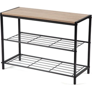 Bonami Essentials Черна стоманена стойка за обувки 63x44x30 cm Asten - Bonami Essentials (402175)