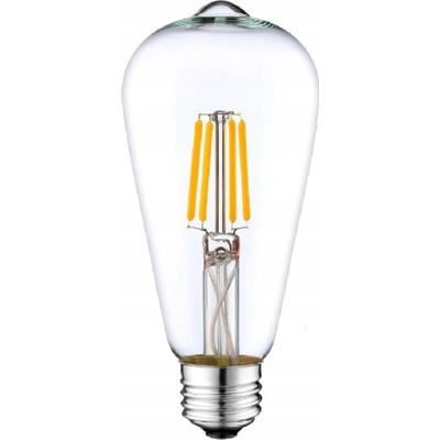 Berge LED žárovka E27 filament ST64 10W teplá bílá 24085