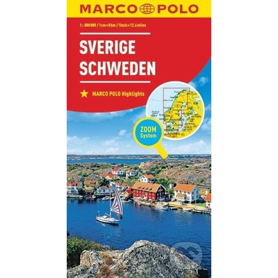 MARCO POLO Karte Länderkarte Schweiz 1:303 000