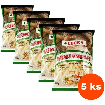 Lucka Rýžové těstoviny penne 5 x 300 g