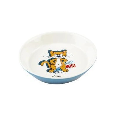 Duvo Plus Smurfs Azrael - Глинена купа за котки за храна и вода, 320 мл