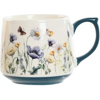 Item international Порцеланова чаша за чай със синя дръжка, 450мл, 11х9х9см (2020)