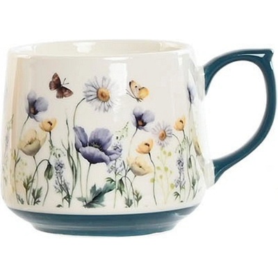 Item international Порцеланова чаша за чай със синя дръжка, 450мл, 11х9х9см (2020)