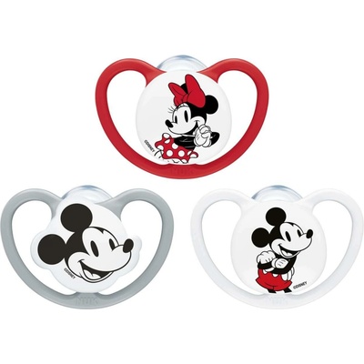 Nuk dudlík Perfect Match Air Disney Red 1 ks