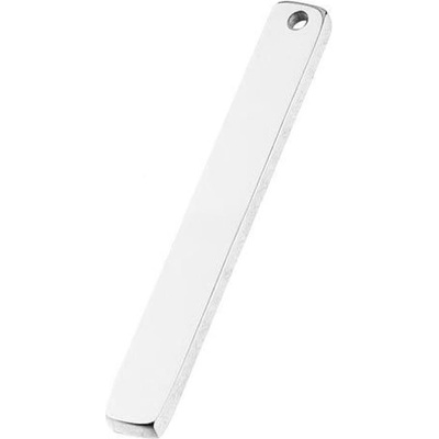 Šperky4U Ocelový přívěšek obdélník 4x32mm OK1201